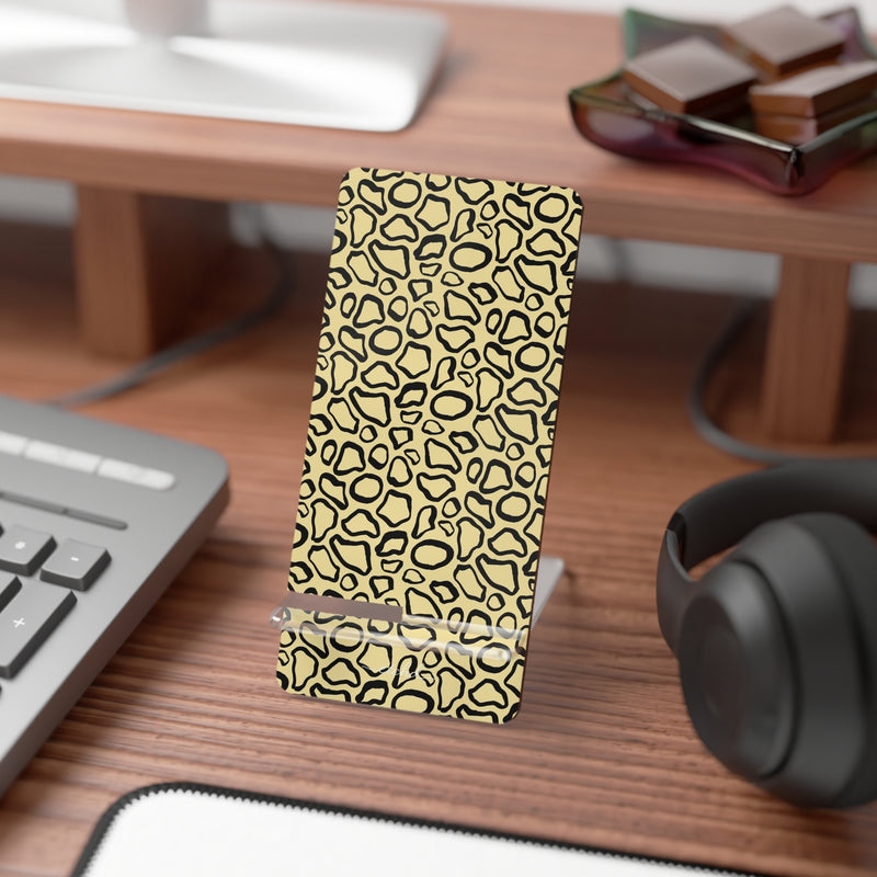 Abstract Print Butter Phone Stand-zoom-