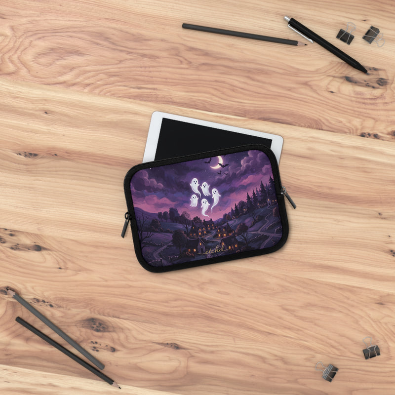 Ghost Parade Laptop Sleeve by etchd, view 14