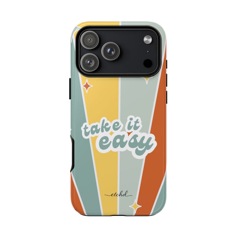 Take It Easy Phone Case by etchd, view 30