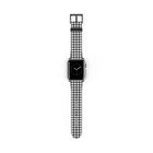 Black & White Gingham Cinturino per smartwatch
