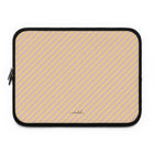 Pink & Butter Striped Diagonal Custodia per laptop