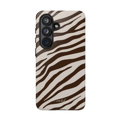 Brown Zebra Phone Case by etchd, view 61