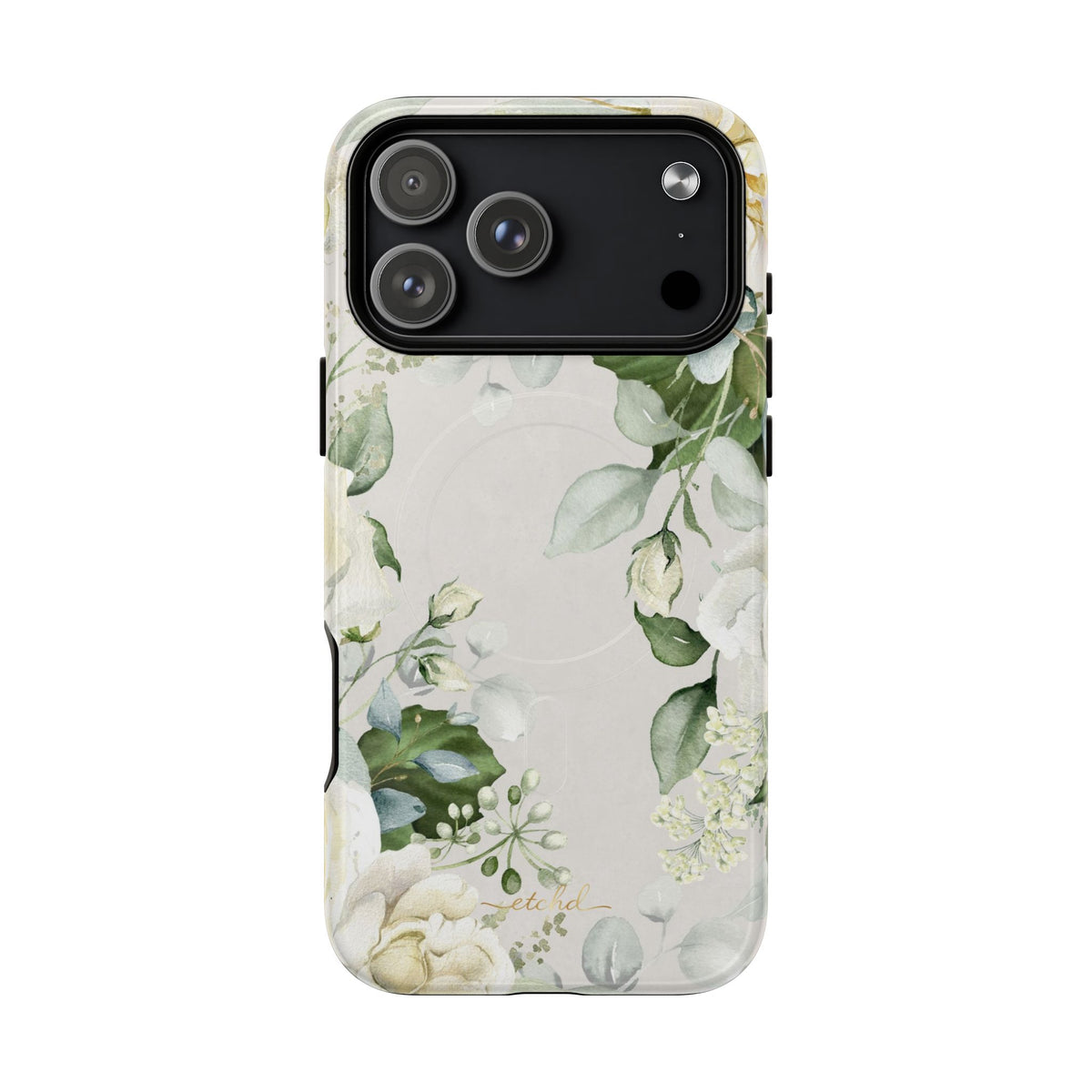 White Roses Magnetic Phone Case by etchd, view 16