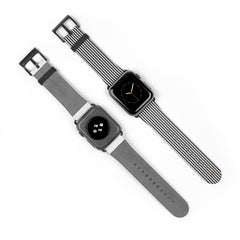 Black & White Striped Smartwatch Strap by etchd, view 10