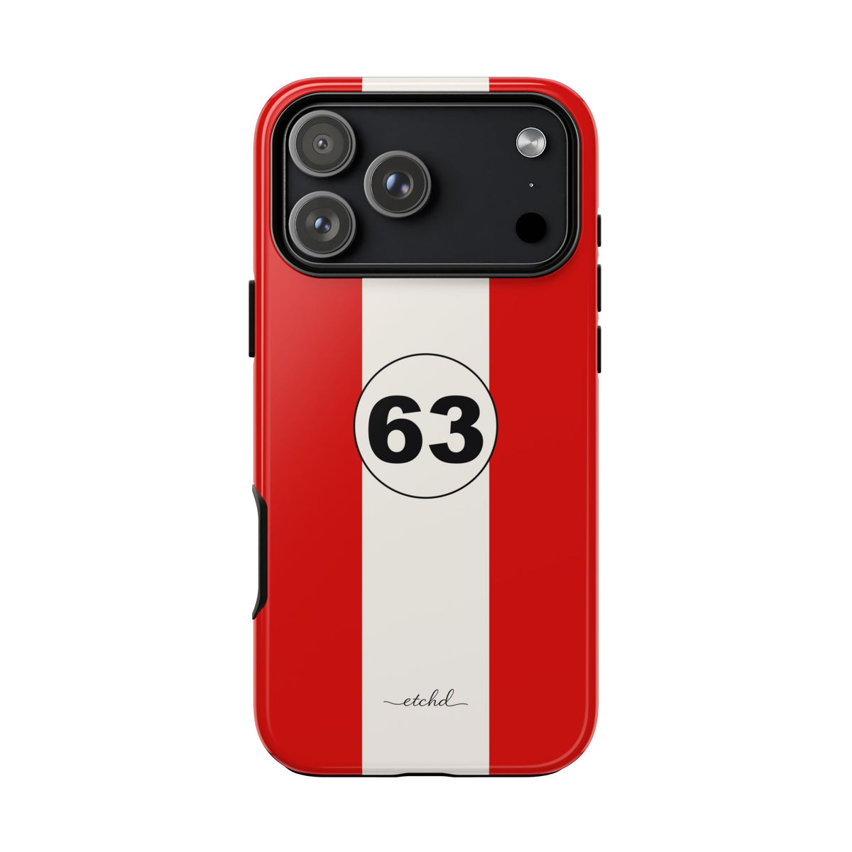 Monza Red Phone Case by etchd, view 59