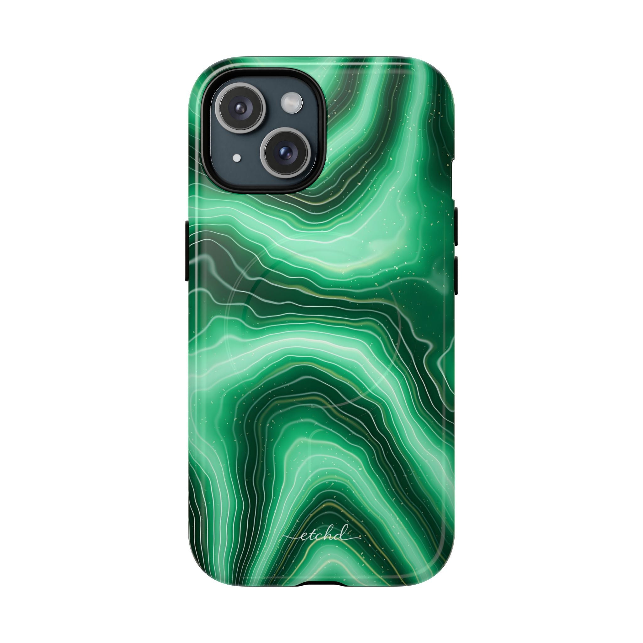 Emerald Magnetic Phone Case by etchd, view 2