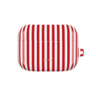 Classic Red & White Striped Custodia per AirPods