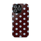 Cherry & Blue Polka Dot Phone Case
