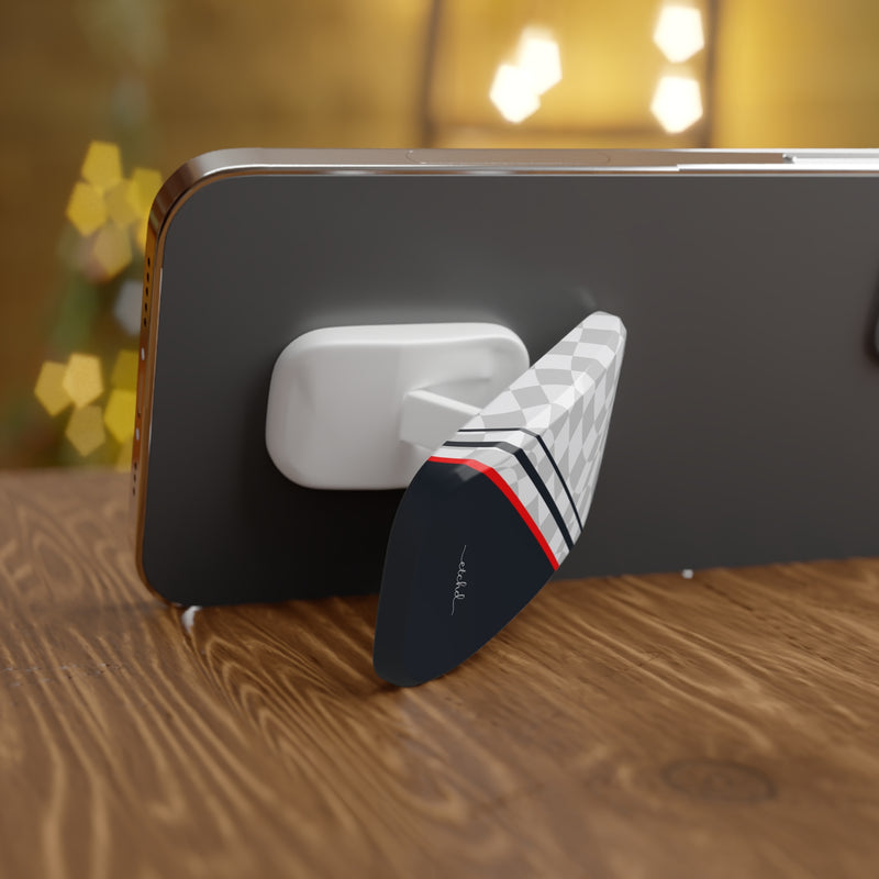 Checkered Flag Click-On Phone Grip-zoom-