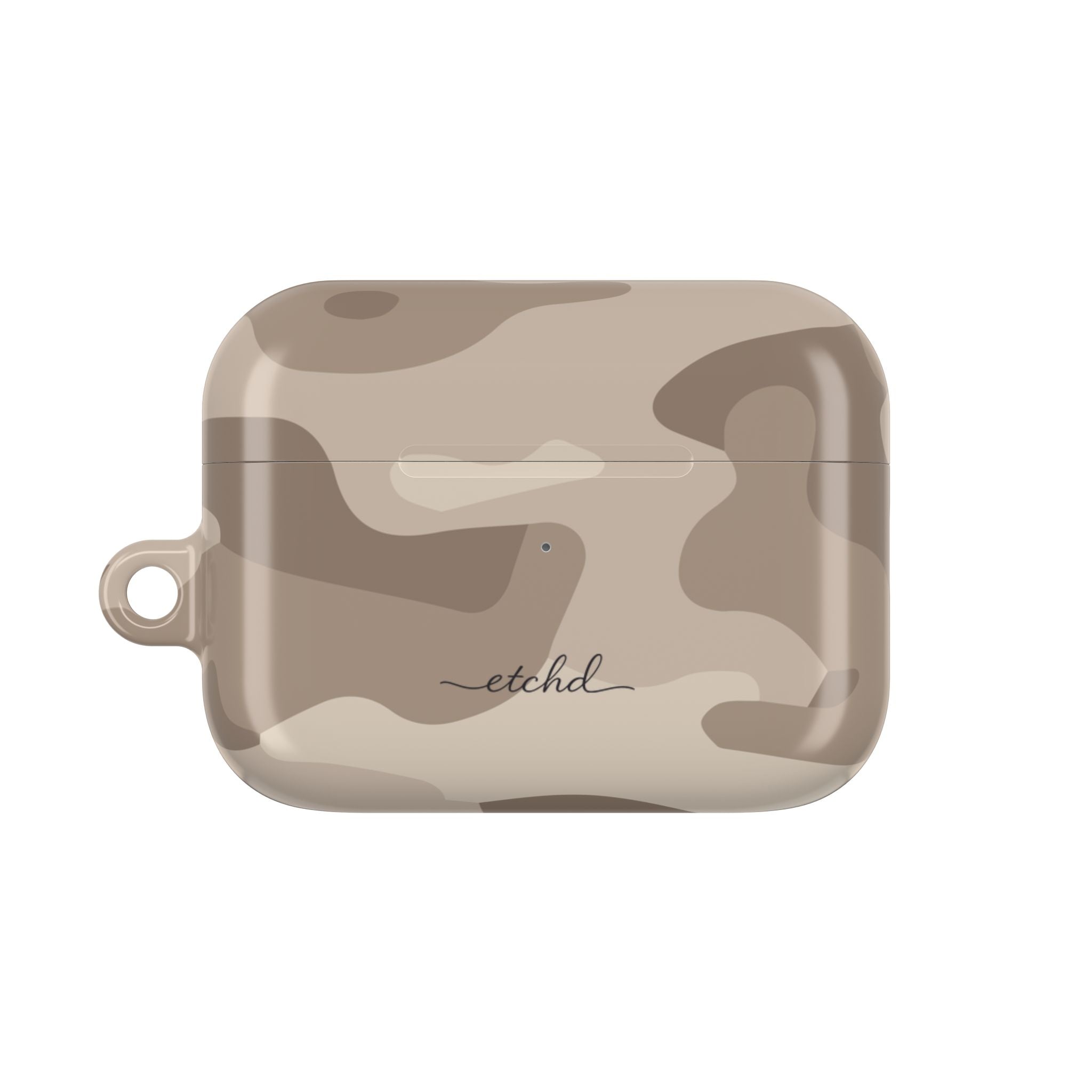 Beige Camo AirPod Case by etchd, view 2