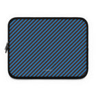 Espresso & Cerulean Striped Diagonal Custodia per laptop