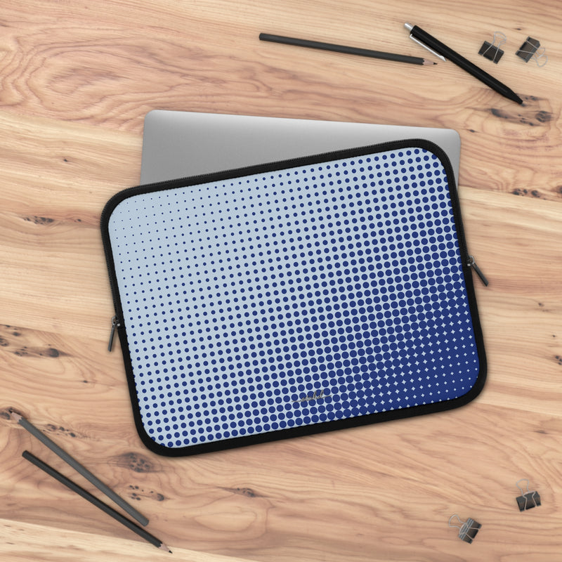 Cobalt Halftone Laptophülle-zoom-