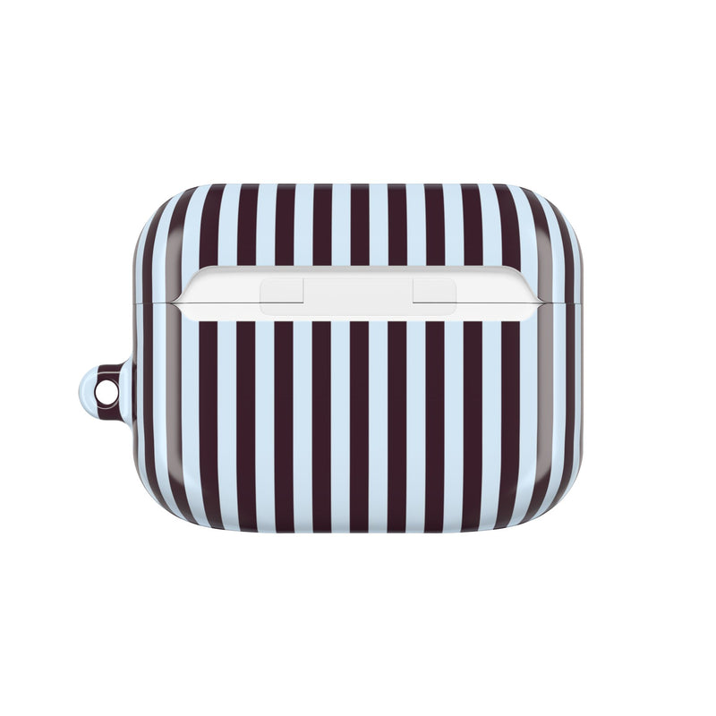 Plum & Blue Striped AirPod Case by etchd, view 7