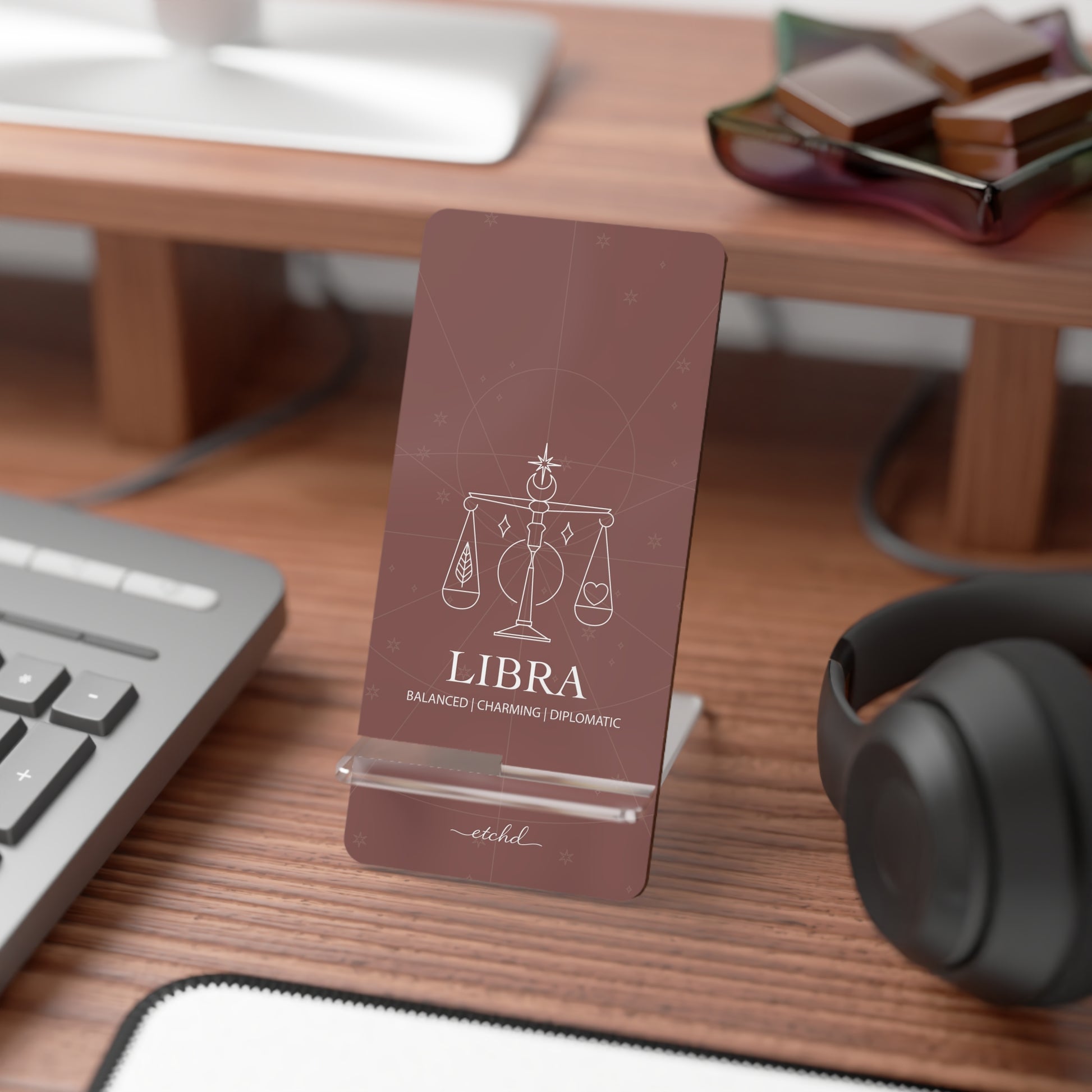 Libra Phone Stand by etchd, view 3