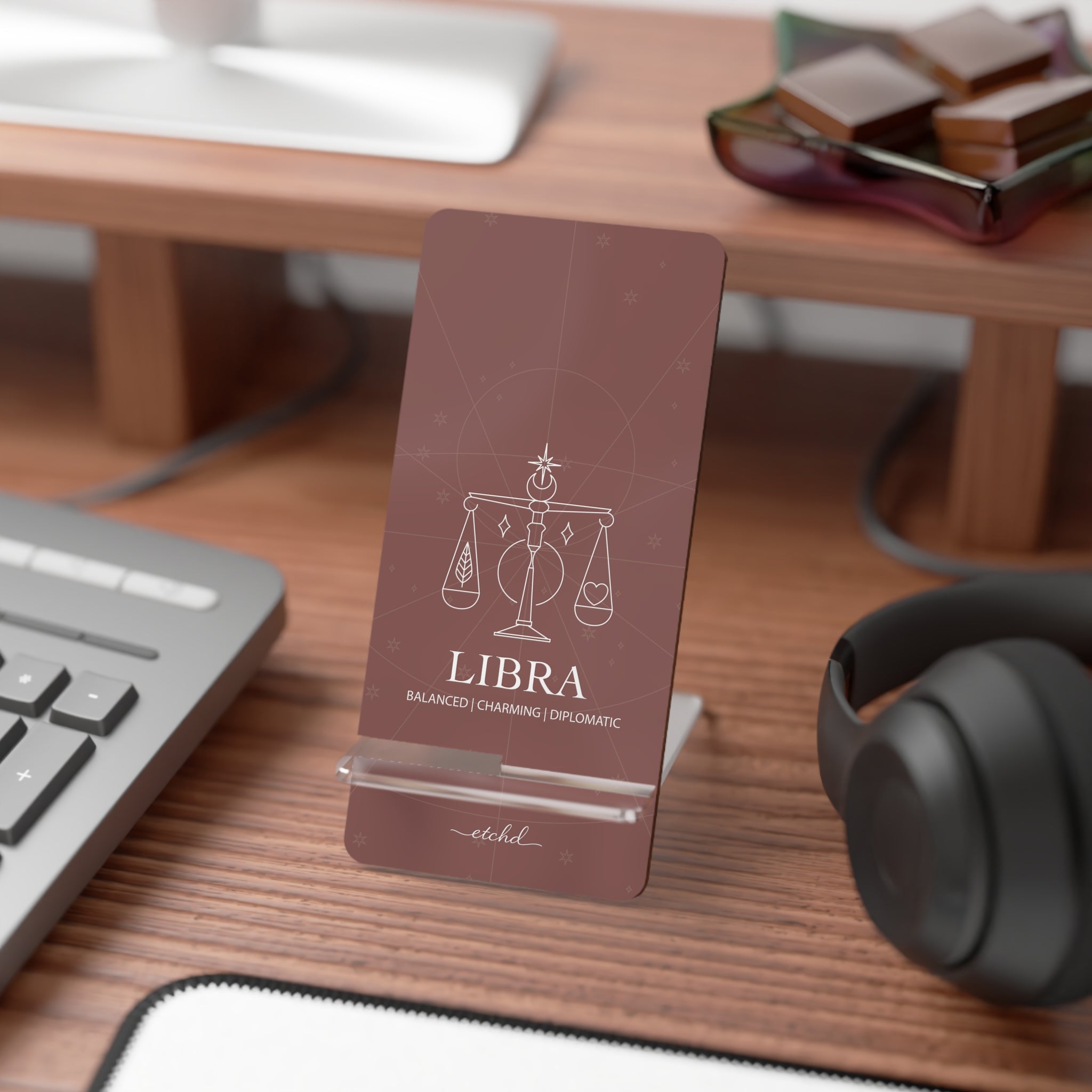 Libra Phone Stand by etchd, view 3