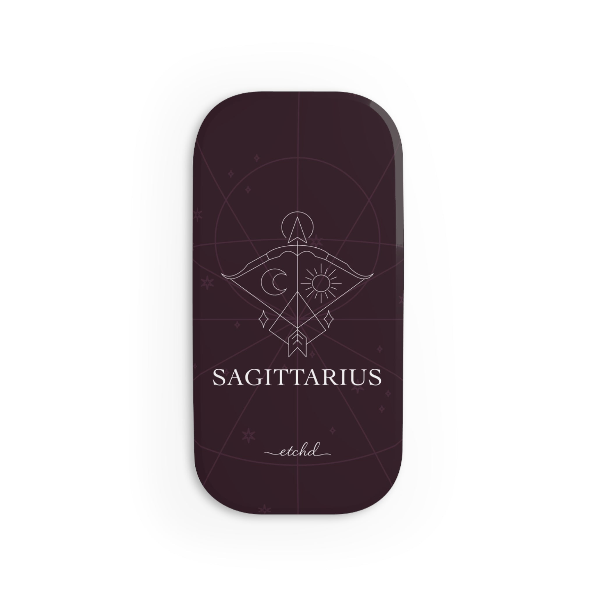 Sagittarius Click-On Phone Grip by etchd, view 2
