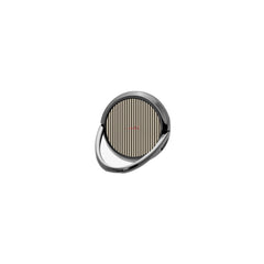 Cream & Brown Striped Phone Ring Holder by etchd