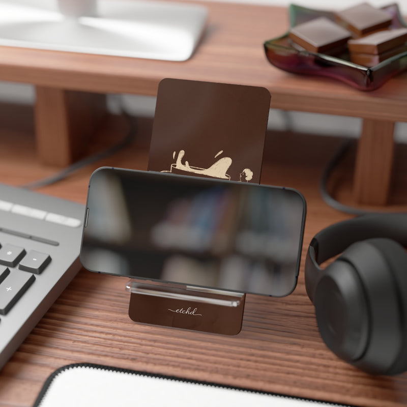 Gentlemen Espresso Phone Stand-zoom-