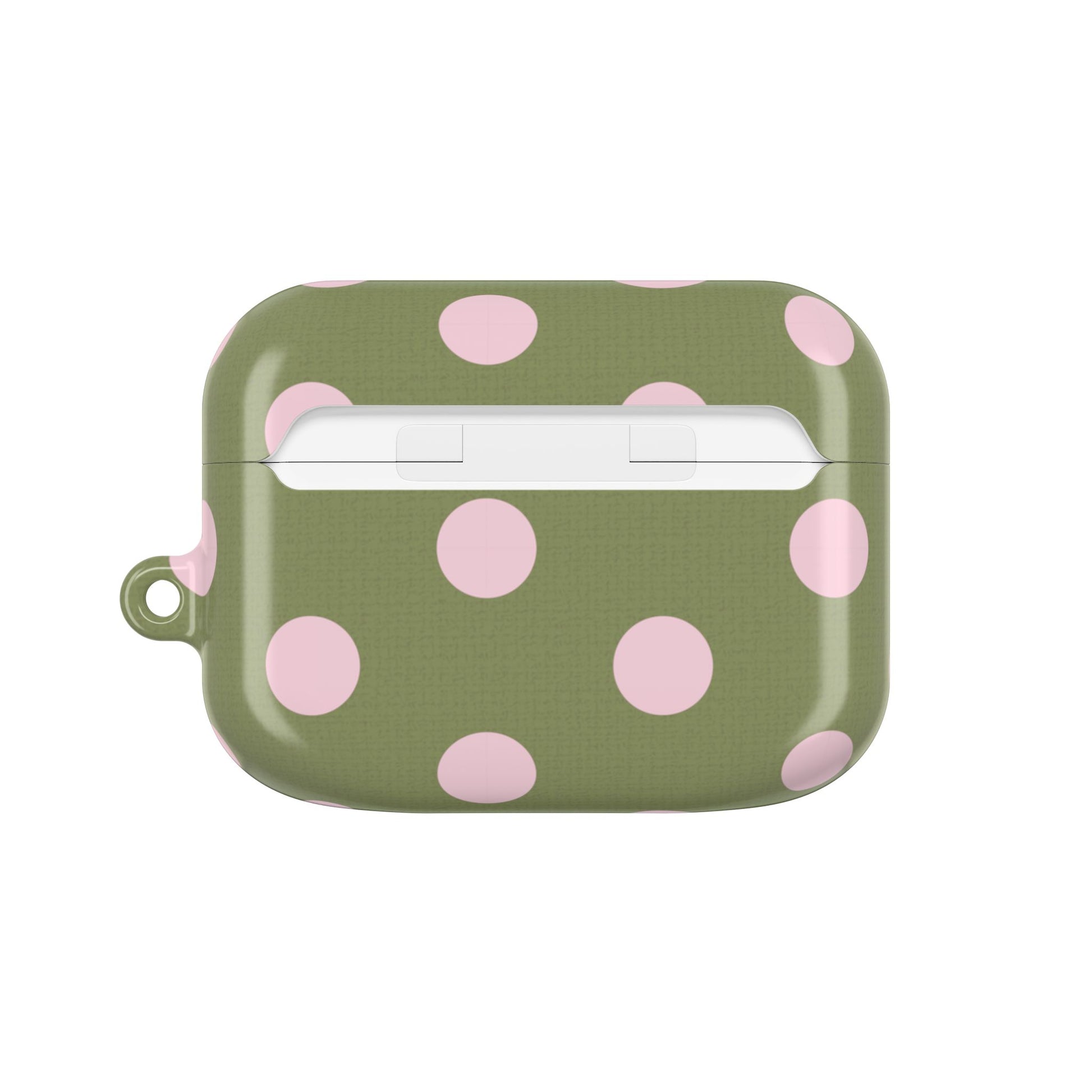 Pink & Green Polka Dot AirPod Case by etchd, view 7
