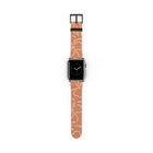 Terracotta & Cream Floral Smartwatch Strap
