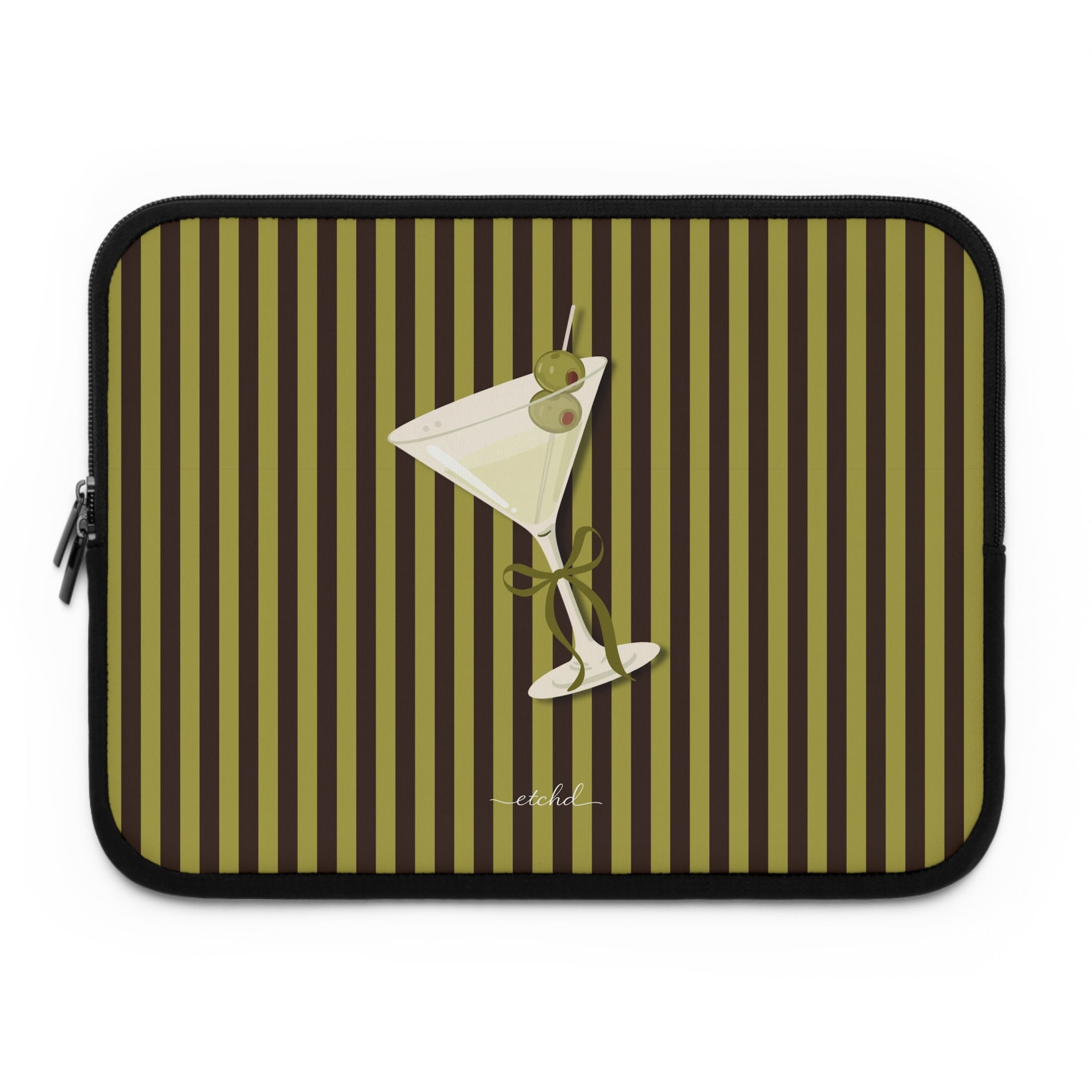Martini Laptop Sleeve – designer laptop sleeve by etchd