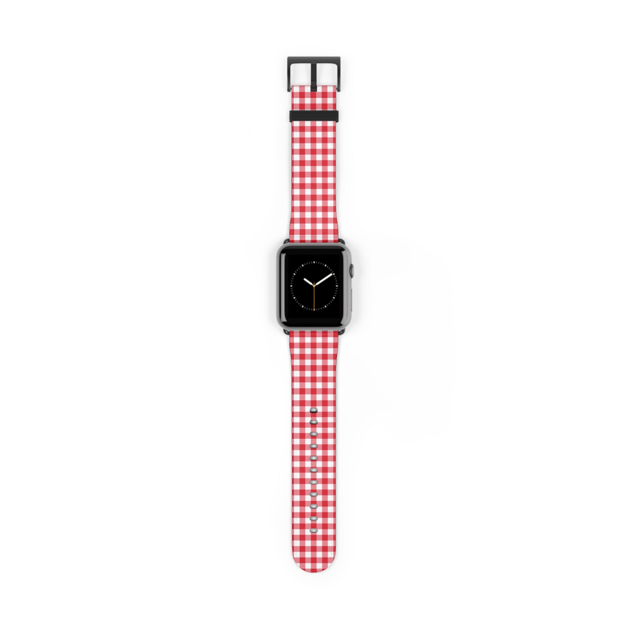 Cherry Gingham Smartwatch Strap by etchd, view 2