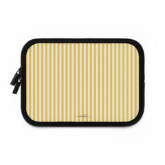 Butter & Cream Striped Laptop Sleeve by etchd, view 2
