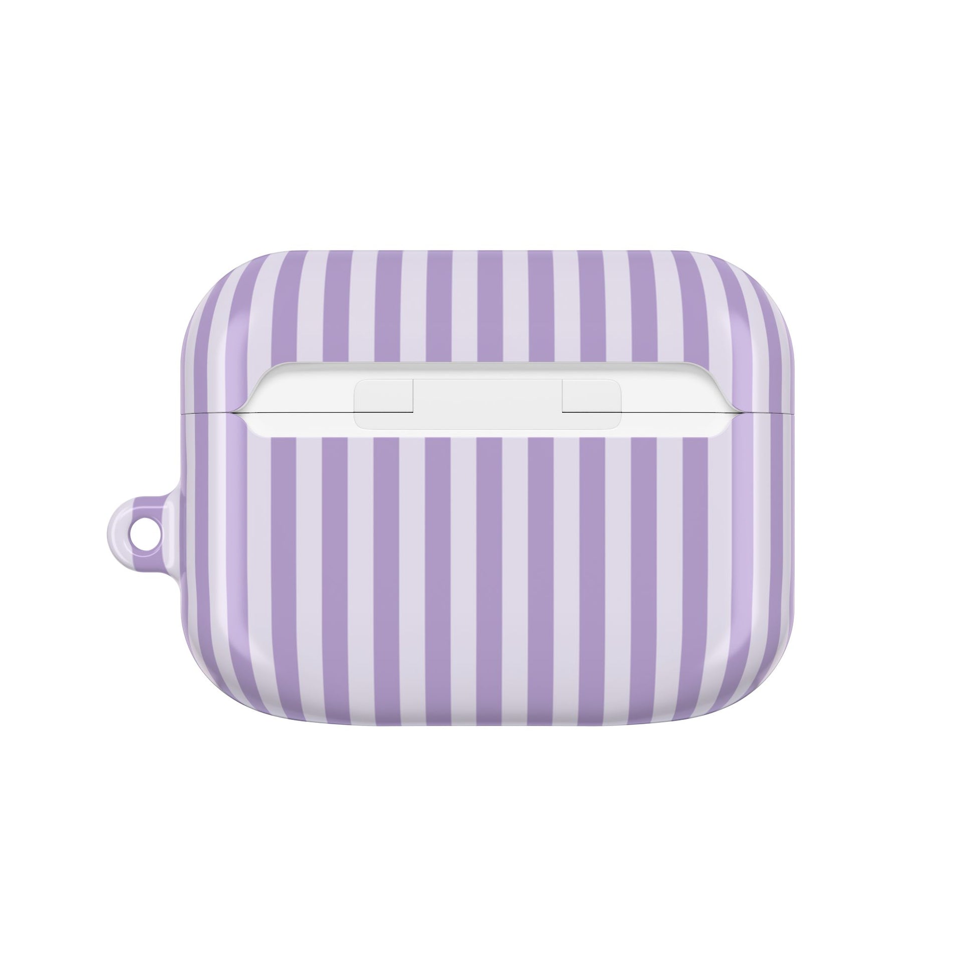 Lilac & Cream Striped AirPod Case by etchd, view 7