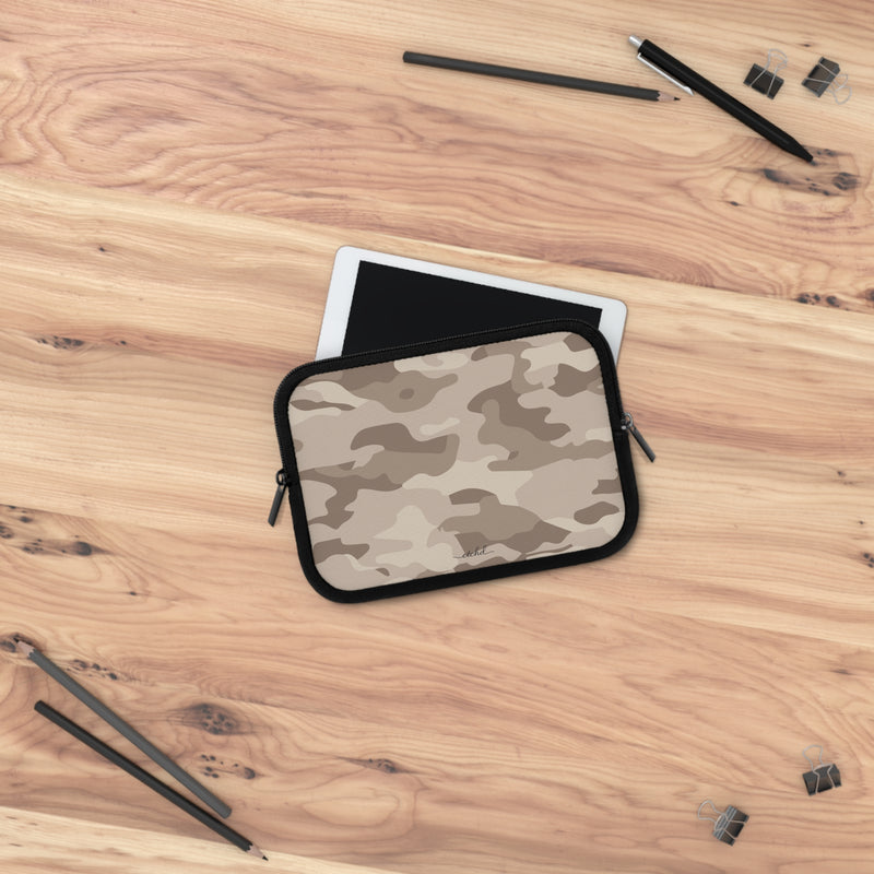 Beige Camo Laptop Sleeve by etchd, view 14