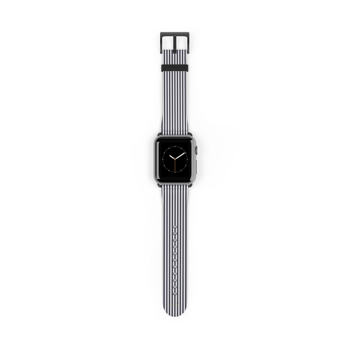 Navy & White Striped Correa para smartwatch de etchd