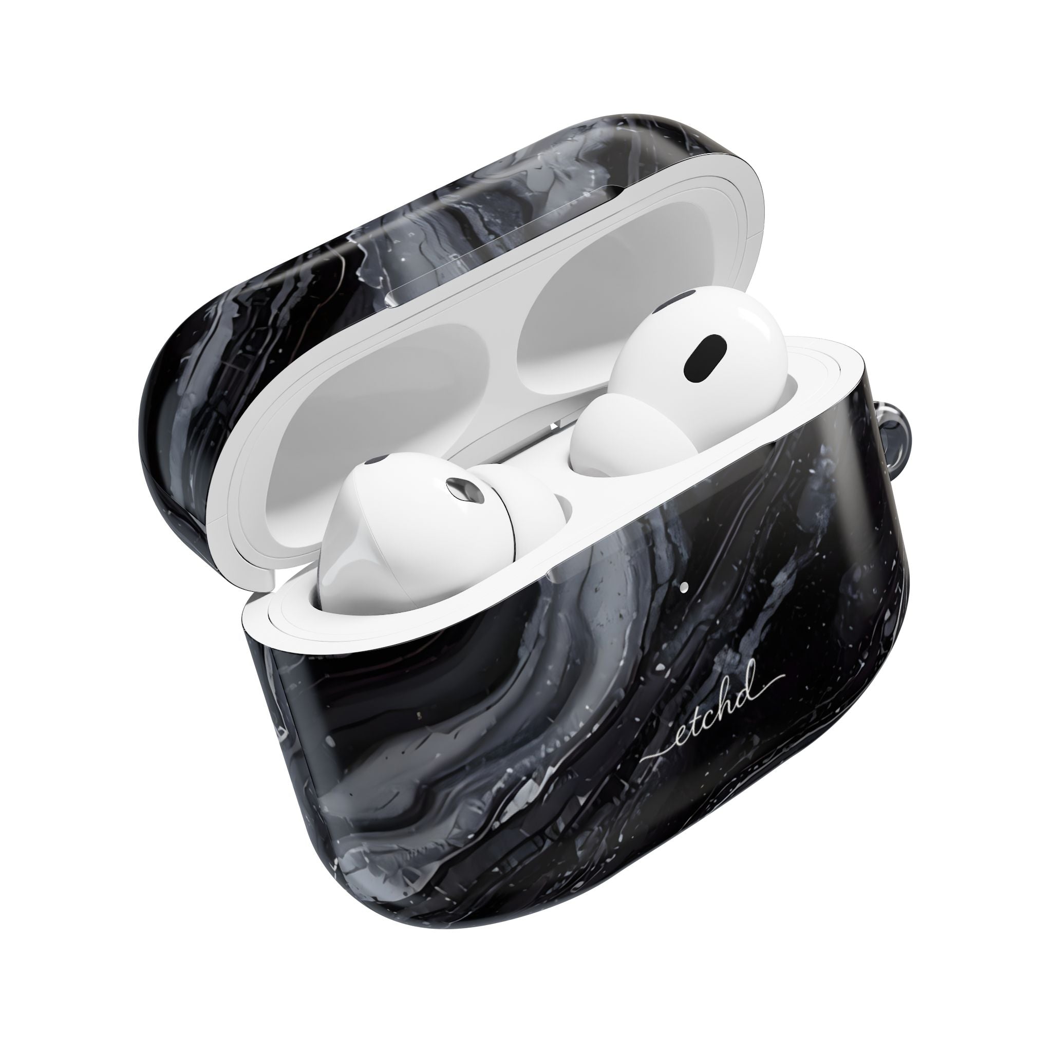 Onyx Pearl AirPod Case by etchd, view 9