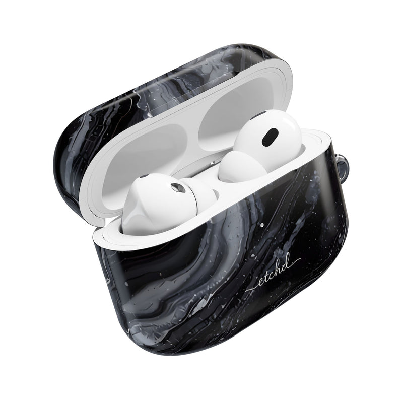 Onyx Pearl AirPod Case by etchd, view 9