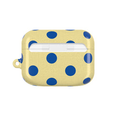 Cobalt & Butter Polka Dot AirPod Case by etchd, view 7