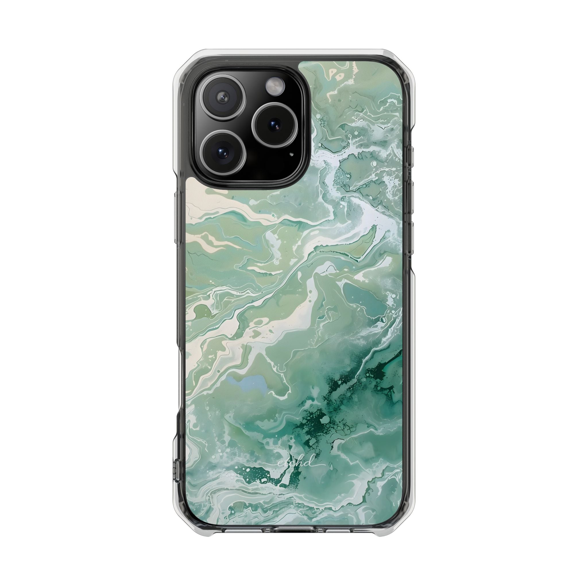 Tide Pool Clear Magnetic Phone Case by etchd