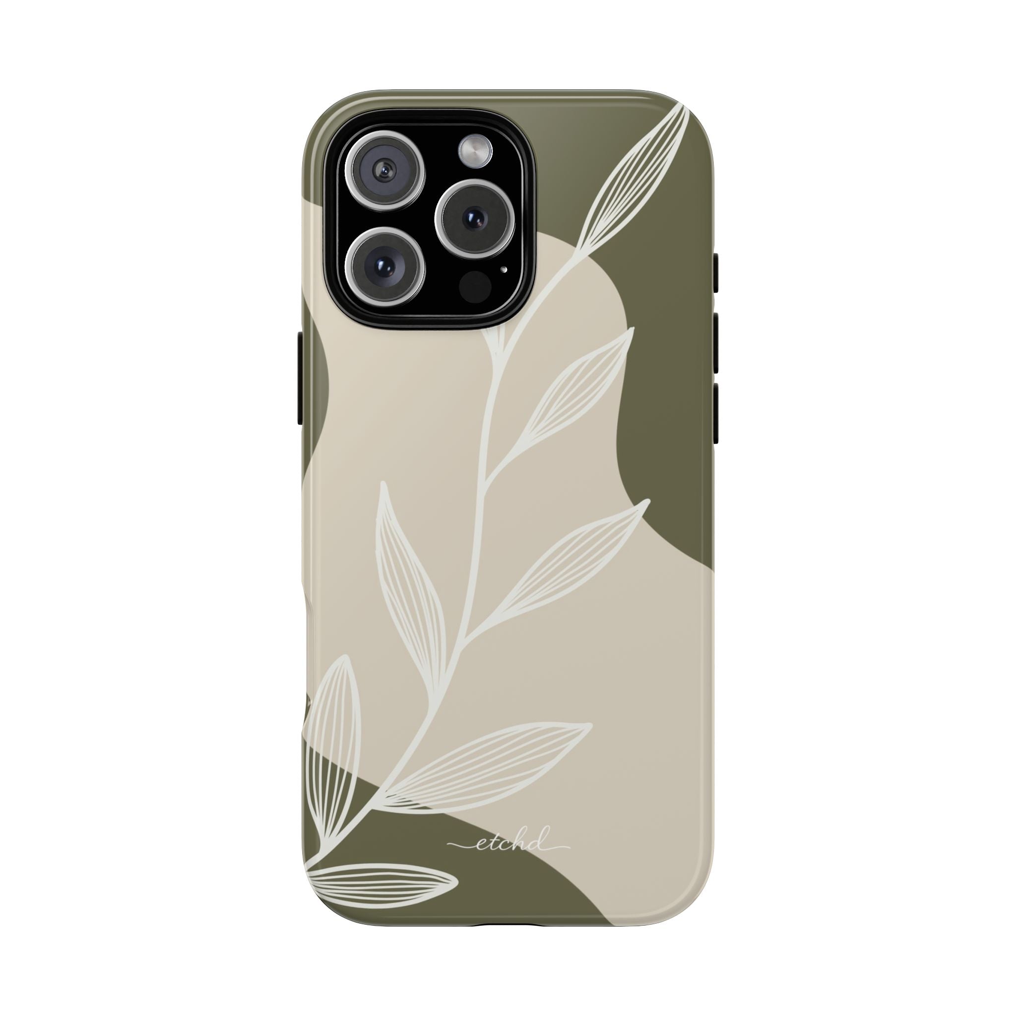 Olive Leaf Phone Case – designer phone case by etchd
