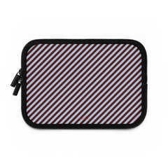 Blue & Cherry Striped Diagonal Custodia per laptop di etchd, vista 2