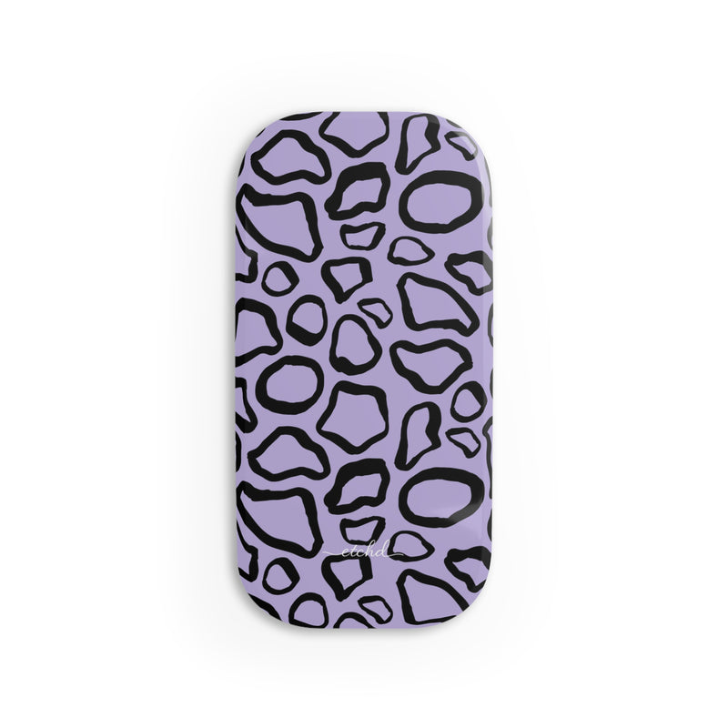 Abstract Print Lavender Click-On Phone Grip-zoom-