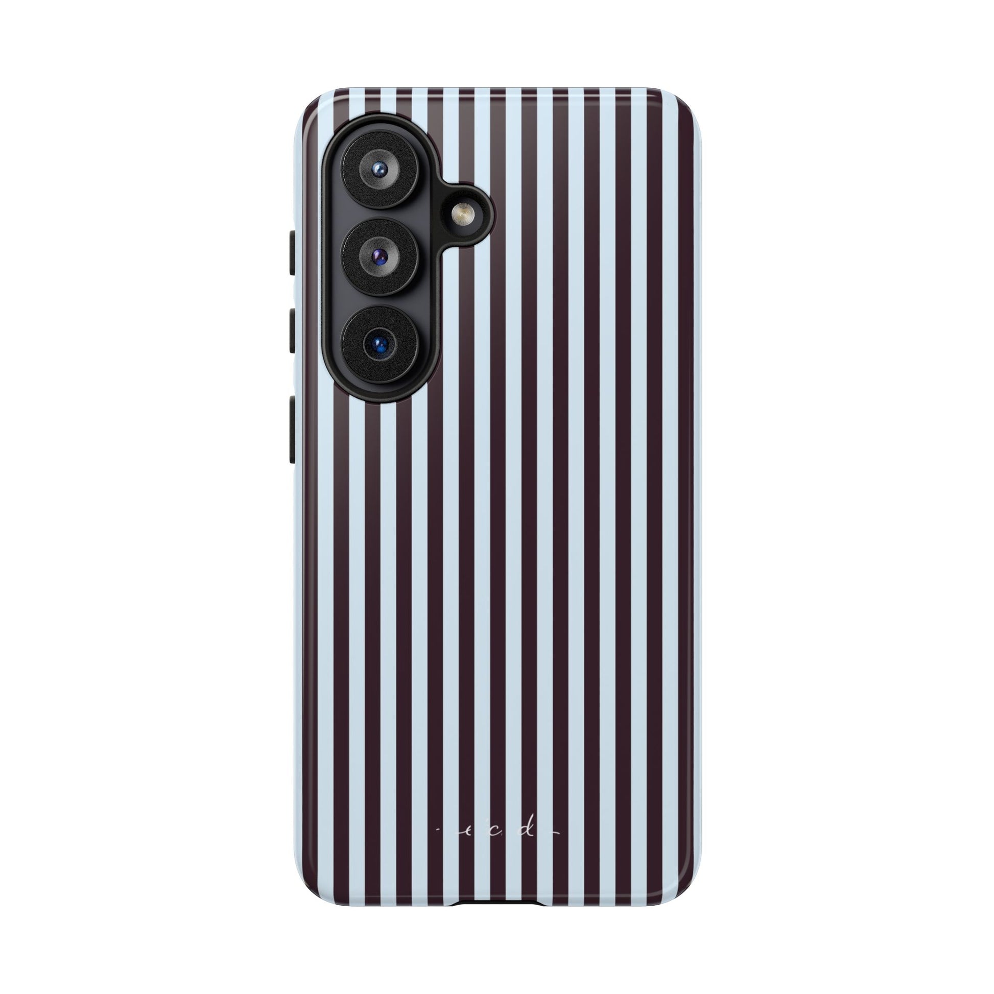 Plum & Blue Striped Phone Case by etchd, view 61