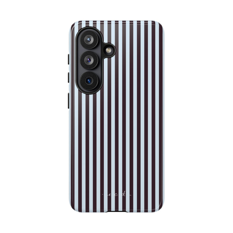Plum & Blue Striped Phone Case by etchd, view 61