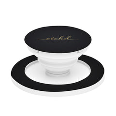 Etchd Signature Black Phone Grip And Stand by etchd