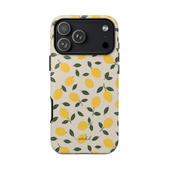 Lemon Phone Case by etchd, view 59