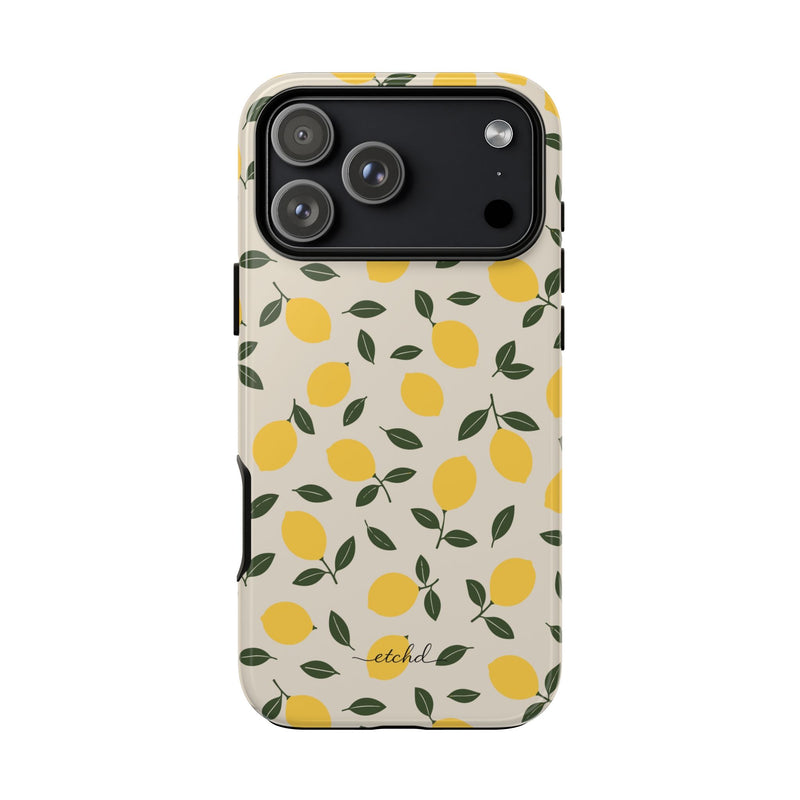 Lemon Phone Case by etchd, view 59