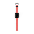 Pink & Orange Striped Correa para smartwatch