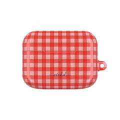 Blush & Poppy Gingham AirPod Case by etchd