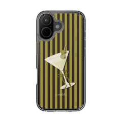 Martini Clear Phone Case by etchd, view 24