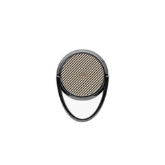 Cream & Brown Striped Diagonal Phone Ring Holder by etchd, view 4