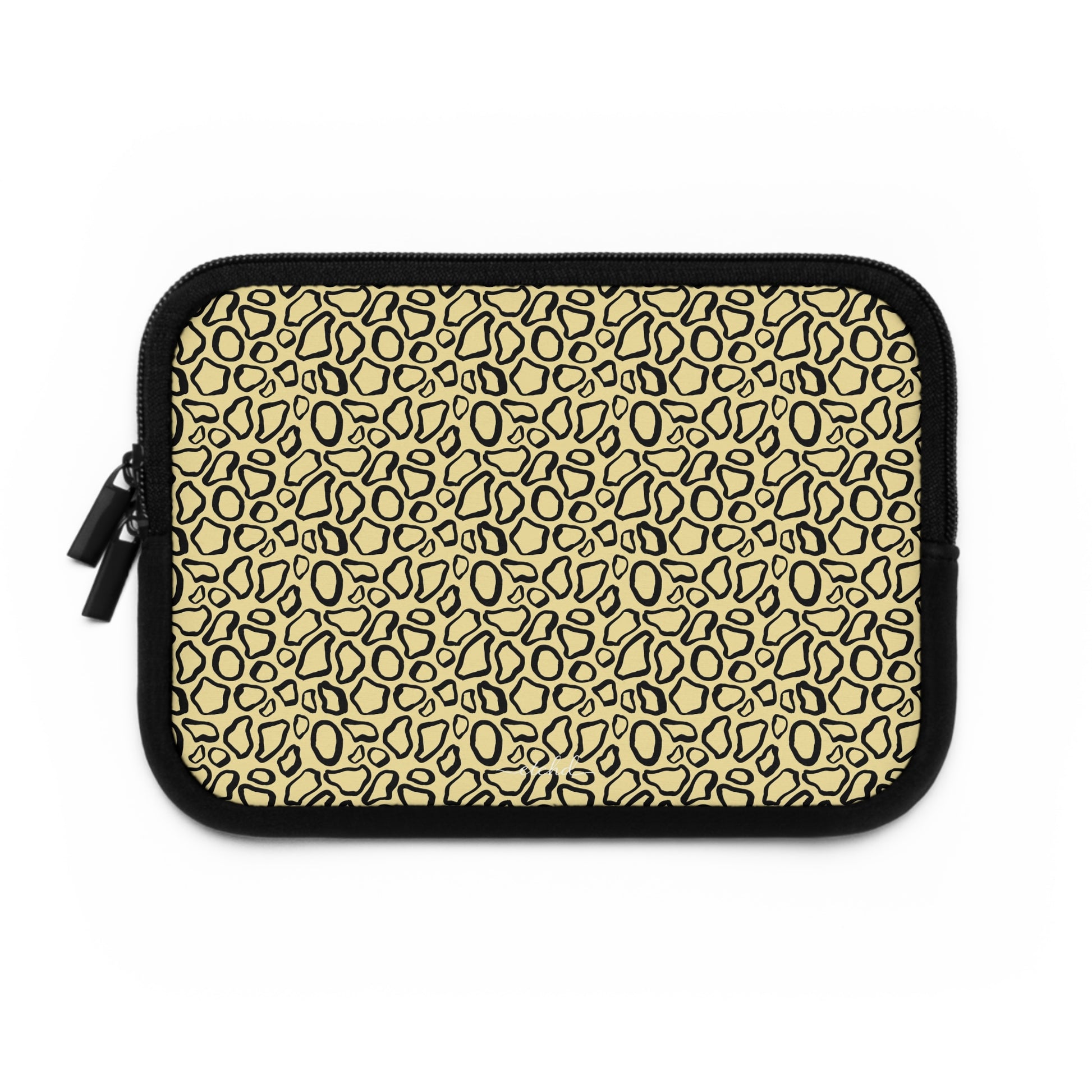 Abstract Print Butter Laptop Sleeve by etchd, view 2