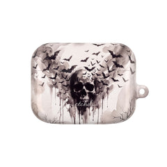 Ink Skull AirPod Case by etchd
