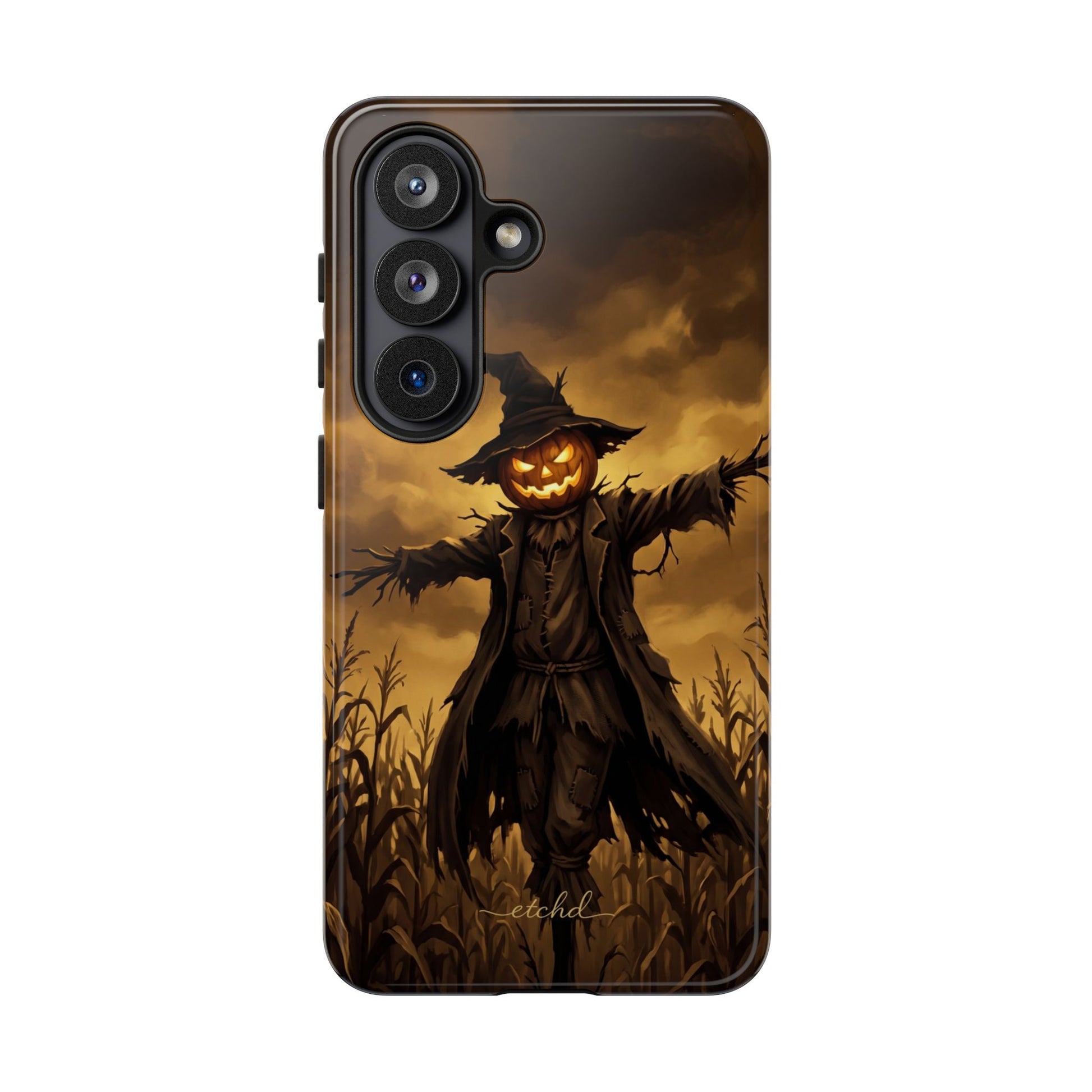 Scarecrow Night Phone Case by etchd, view 61