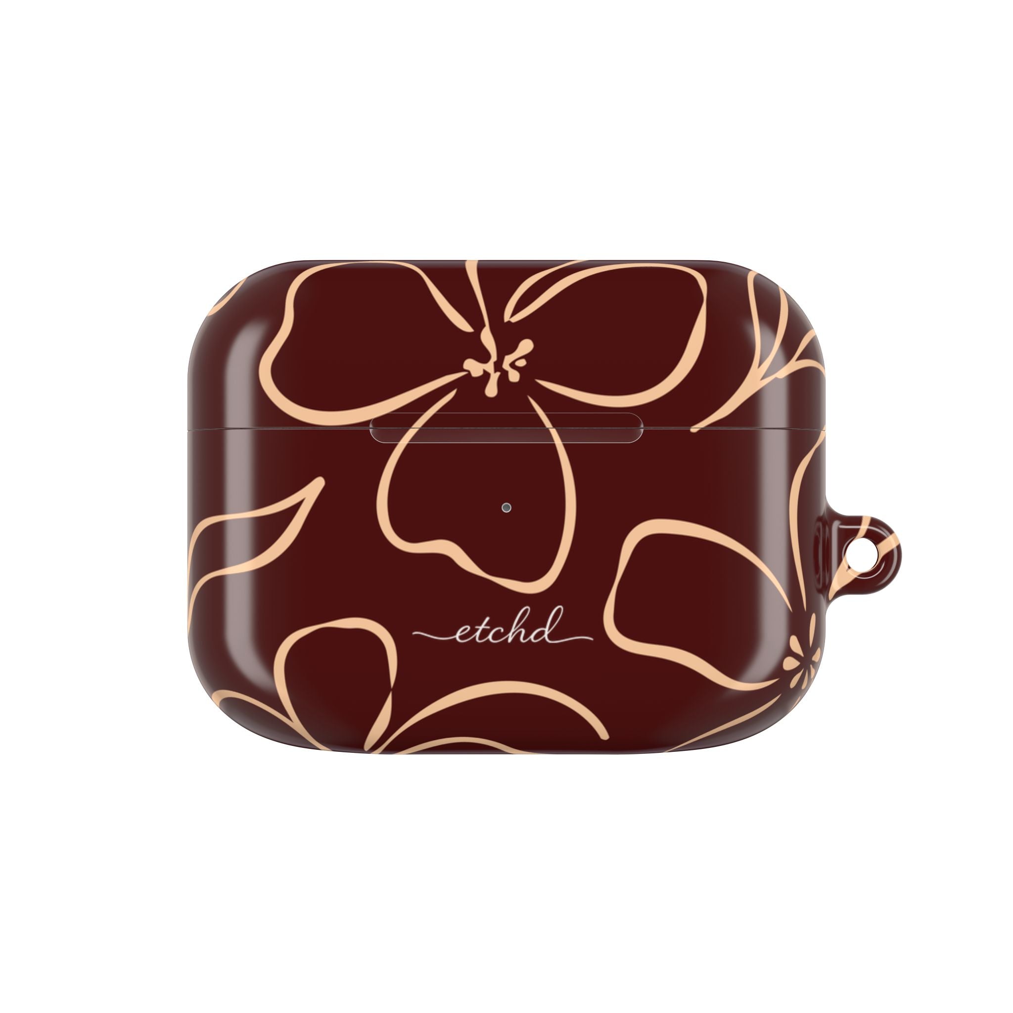 Cherry & Peach Floral AirPod Case by etchd